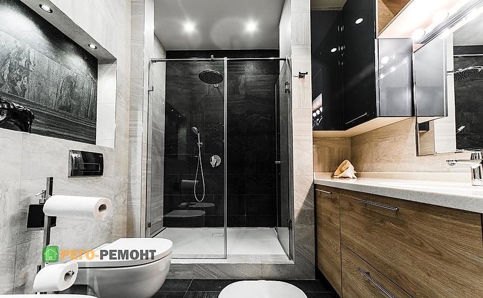 Дизайнерский ремонт в квартире: ремонт санузлов и прихожей