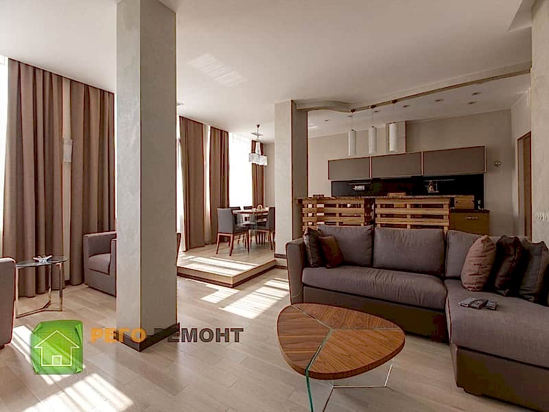 Ремонт квартир в Минусинске - отделка кухни