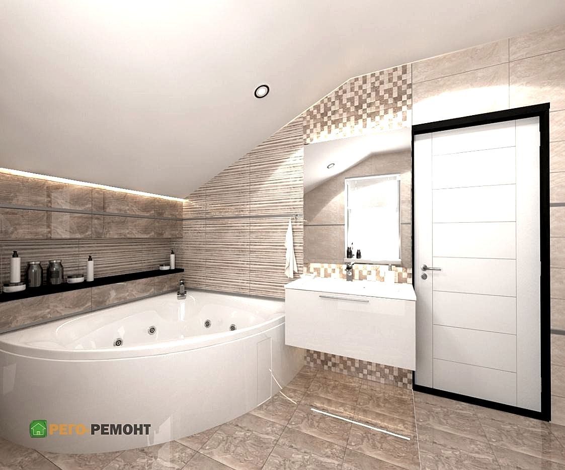 Дизайн и ремонт санузла в частном доме 152 кв.м. | Рего-Ремонт Алматы. Картинка 8