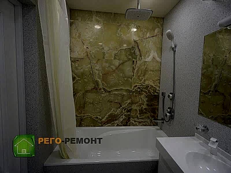 Ремонт санузла под ключ, пример работ | Рего-Ремонт Алматы. Картинка 12